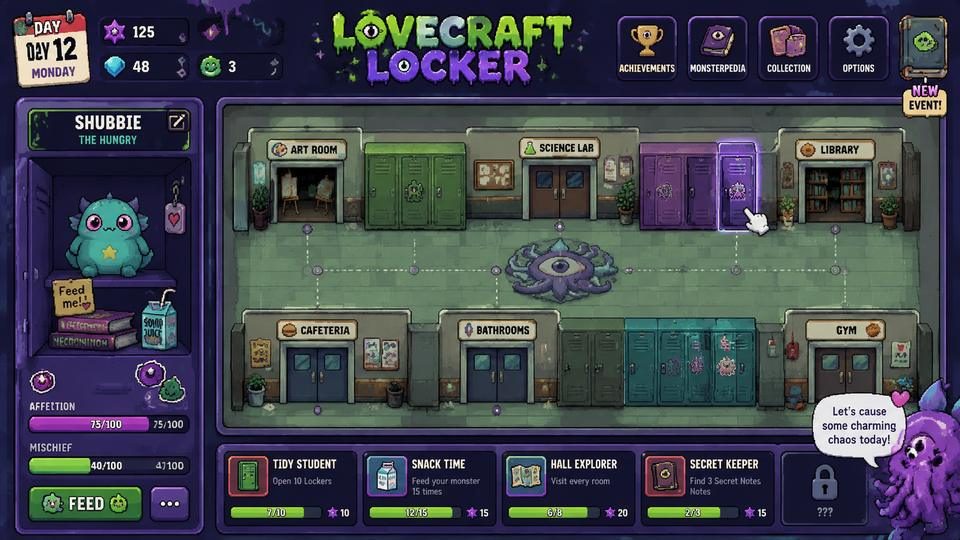 Lovecraft Locker 实机画面 玩法截图 2